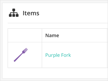 Link catalog items to listings
