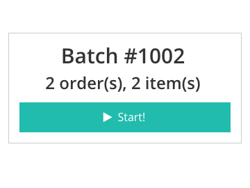 Batch picking