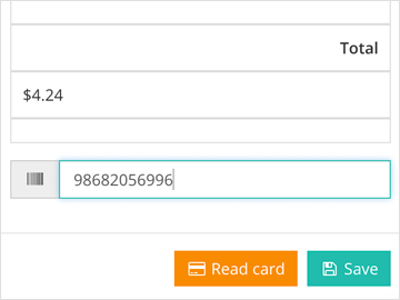 POS barcode scanning