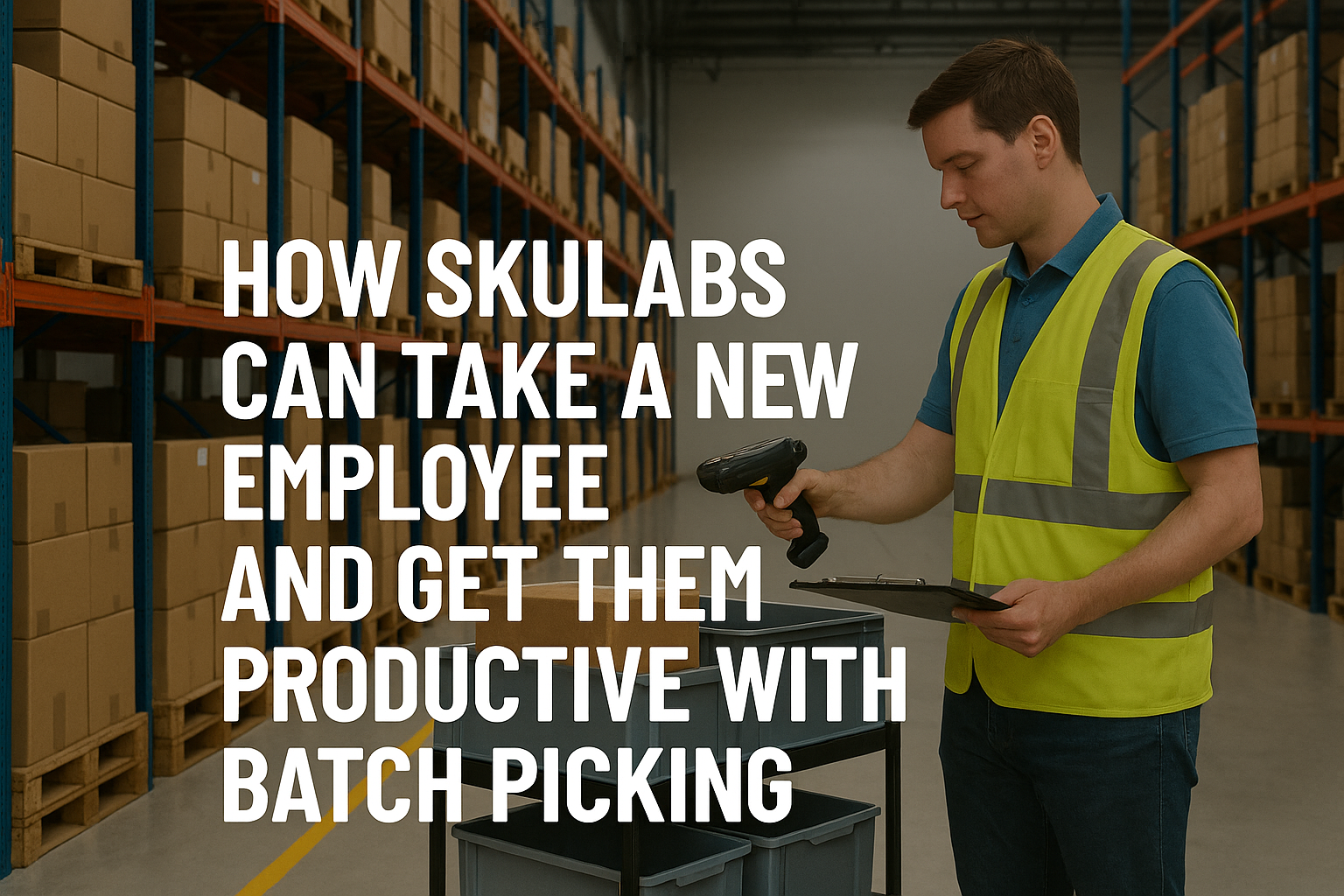 How SKULabs Can Take a New Employee and Get Them Fully Productive with Batch Picking
