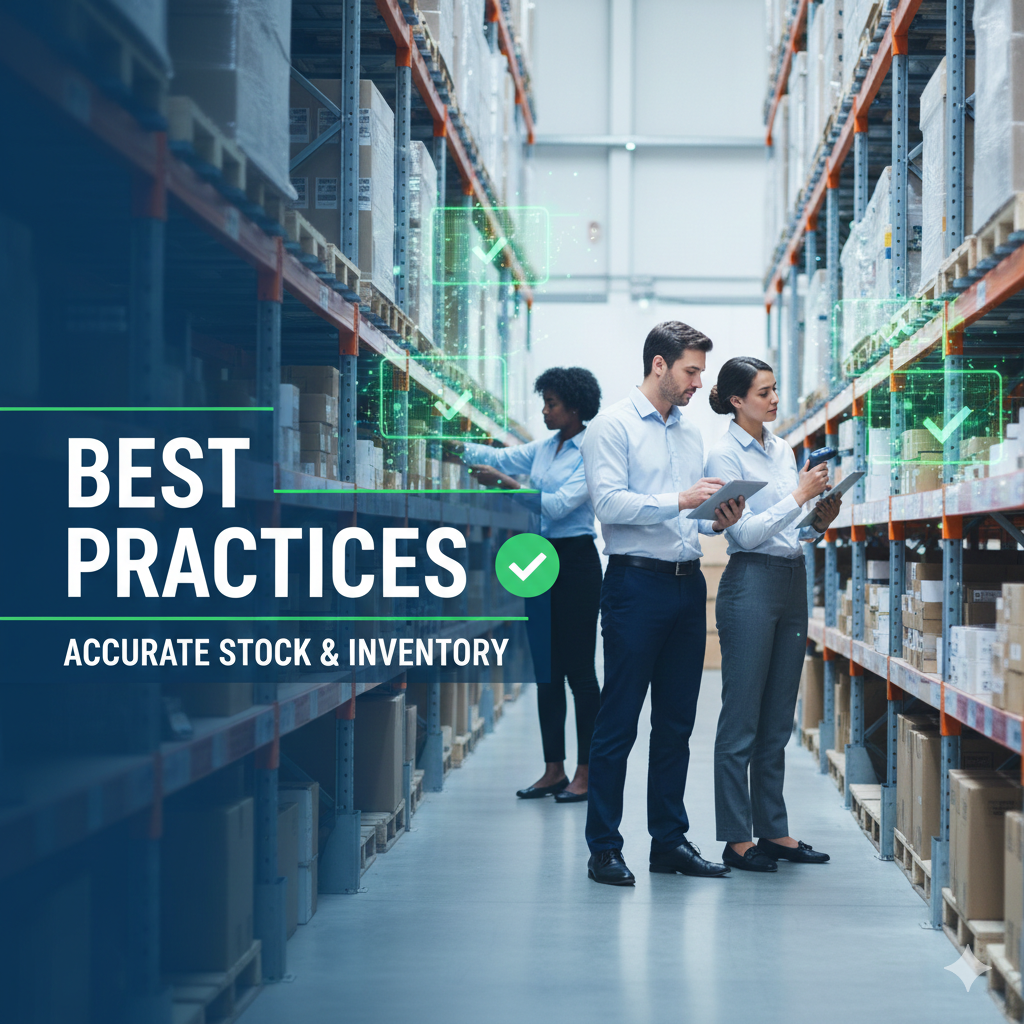Best practices for maintaining accurate stock and inventory records