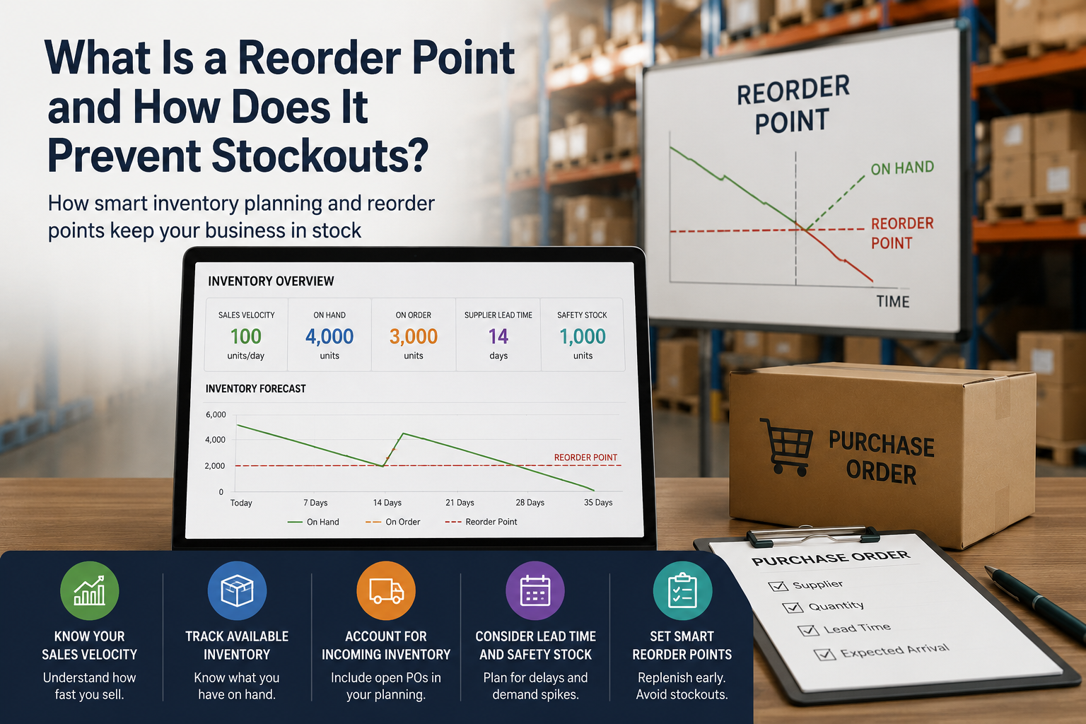 What Is a Reorder Point? How Smart Inventory Planning Prevents Stockouts
